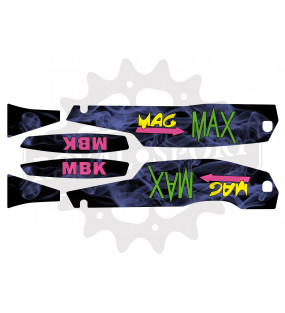 Stickers MBK51 MAG MAX - Bleu