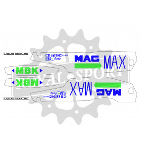 Stickers MBK51 MAG MAX - Blanc